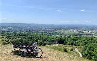 Cleeve Hill overlooking Cheltenham