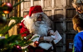 Father Christmas at Cotswolf Farm Park