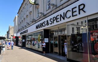 Exterior of Marks & Spencer