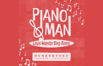 Piano Man Louis Mander sing-along at Dunkertons image