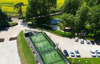 Padel Shift Courts aerial view