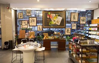 Interior of the Molton Brown store in Cheltenham