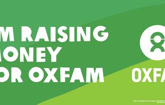 Oxfam logo with statement 'I'm raising money for Oxfam'