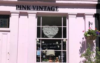 Exterior of Pink Vintage