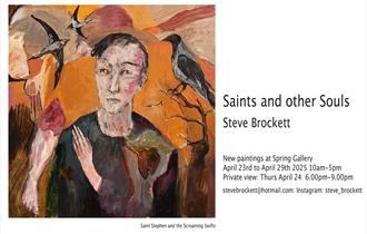 'Saints and Other Souls' Exhibition Poster
