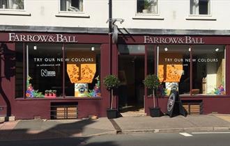 Exterior of Farrow & Ball