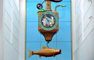 Wishing Fish Clock
