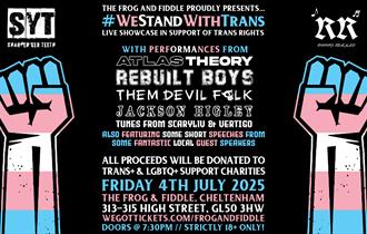 #WeStandWithTrans - Live at the Frog & Fiddle poster