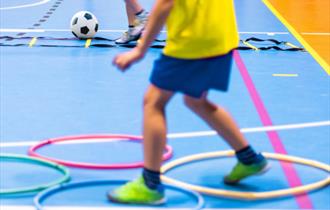 Children participating in sports activities