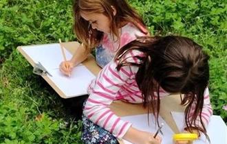 Children drawing
