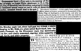 Newspaper snippets