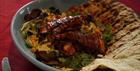 Lamb flatbread