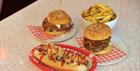 Burgers and hotdogs