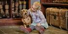 Child and dog