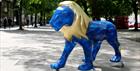 Lions at Large sculpture on the Cheltenham Promenade