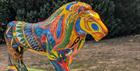 Lions at Large sculpture