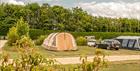 Tent in camping grounds