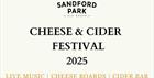 Cheese & Cider Festival 2025 poster