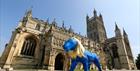 Lions at Large - Gloucester Cathedral. Photographer - Anna Lythgoe
