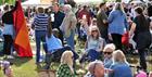 Crowds at Cheltenham Jazz Festival 2024.