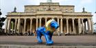 Lions at Large sculpture in front of Pittville Pump Room - Photographer - Anna Lythgoe