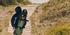 A child with a saltrock skateboard