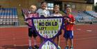 Children holding a NCLB banner