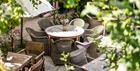 The Wheatsheaf Inn outdoor dining area