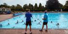 Visitors swimming at Cheltenham Lido © S.L.Legge Photography