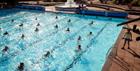 Visitors swimming at Cheltenham Lido © S.L.Legge Photography