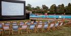 Outdoor cinema at Cheltenham Lido © S.L.Legge Photography