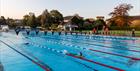 Visitors swimming at Cheltenham Lido © S.L.Legge Photography