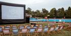 Outdoor cinema at Cheltenham Lido © S.L.Legge Photography