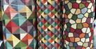 Rolls of fabric
