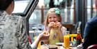 Child eating at The Brewery Quarter Cheltenham