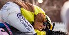 Cheltenham Festival jockey kissing horse