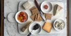 A cheese platter