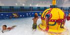 Children playing at the Splash Pad