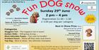Fun Dog Show Sandford Park poster