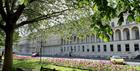 Municipal building and Long Gardens along The Promenade, Cheltenham