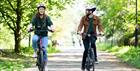 Cyclists on the Honeybourne Line Cheltenham