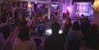 People watching live music
