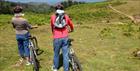 Cyclists on Cleeve Hill
