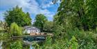 Boathouse Pittville Park boating lake Cheltenham