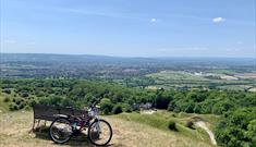 Cleeve Hill overlooking Cheltenham