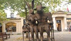 The Hare and the Minotaur Statue