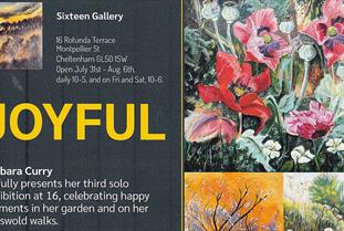Joyful exhibition poster