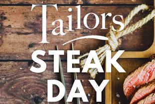 Steak Day at Tailors poster