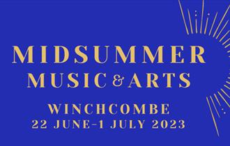 Midsummer music event poster
