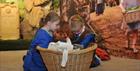 children in the dress up corner at the Museum of Gloucester